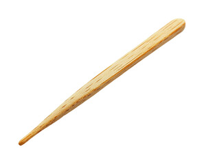 Wooden tool for crafting and sculpting workshop object isolated on transparent background