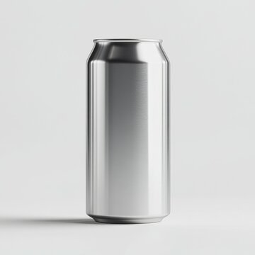 330ml Aluminum Soda Can - Isolated on White and white Background - Format