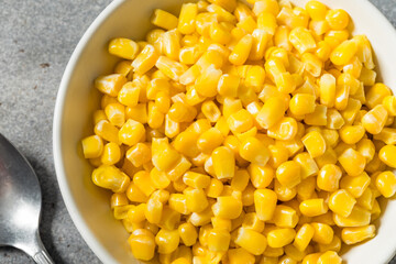 Healthy Yellow Boiled Corn Kernels