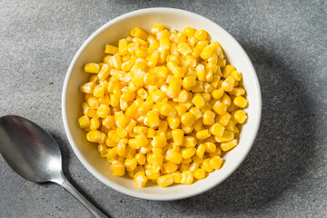 Healthy Yellow Boiled Corn Kernels