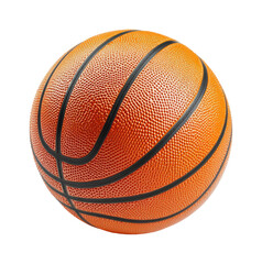 Shooting basketball skills showcase gymnasium sports isolated on transparent background