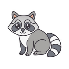 Illustration of a cougar, mountain lion, puma vector drawing, wildlife animal, feline, mammal, cat art