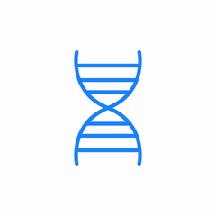 dna strand icon sign vector