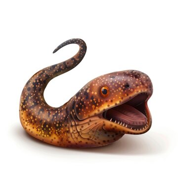 Prehistoric fish illustration of a jawed placoderm.