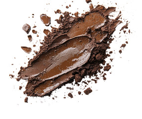 Creating chocolate a culinary exploration of dessert techniques isolated on transparent background