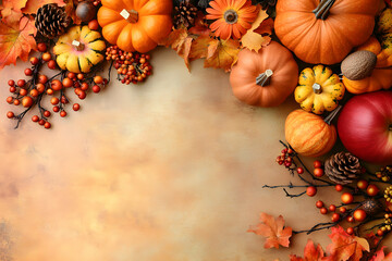 Autumn Harvest Arrangement with Pumpkins and Fall Foliage