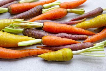 Fresh carrot vegetables, Ripe carrots