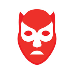 Molded Mask Design Vector Illustration
