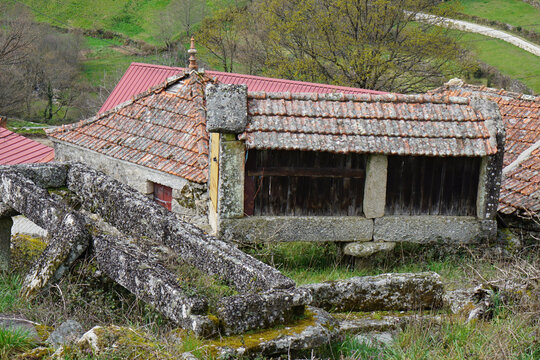 Ancient Galician Granary in Portugal

