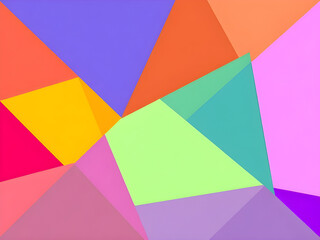 colorful abstract art background with geometric shapes
