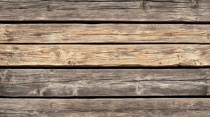 Fototapeta premium Rustic Weathered Brown Wooden Planks Texture Background