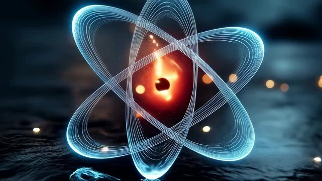 Glowing Atomic Structure in Dark Environment