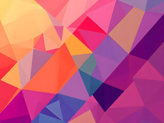 colorful abstract art background with geometric shapes