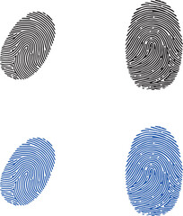 fingerprint vector illustration