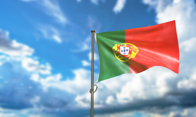 portugal country portugese country flag waving holiday happy independence day national celebration june month 10 tenth day date portugal portugese country republic anniversary festival 10 june europe 