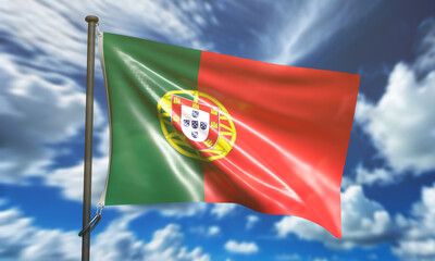 portugal portuguese country national flag waving holiday celebration national travel freedom happy independence day 10 th tenth june month government politic portugal portuguese lisbon european blue 