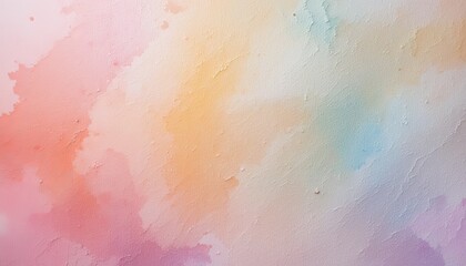 A pastel colored background with blended shades of pink orange yellow blue and purple textures visible