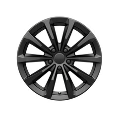 Obraz premium sleek, modern alloy wheel with multi spoke design, perfect for enhancing style of any vehicle. metallic finish adds touch of elegance and sophistication