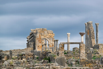 Antike St&auml;tte von Volubilis, Marokko