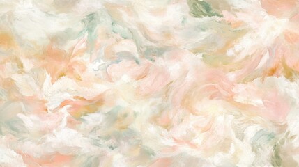 Fototapeta premium Soft, swirling marble-like pattern in pastel hues.