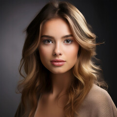 Naklejka premium portrait of a young woman