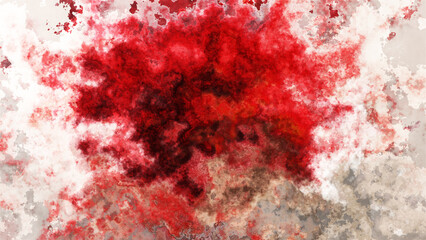 Obraz premium 4K watercolor abstract digital texture with grainy marbled effect.