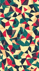 Abstract Geometric Triangular Mosaic Pattern Background