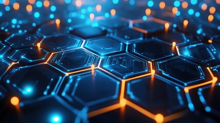 Obraz premium Futuristic Circuit Board Design