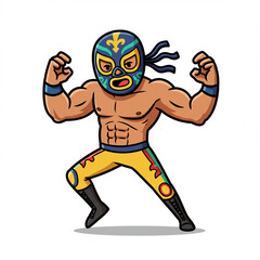 lucha libre illustration
