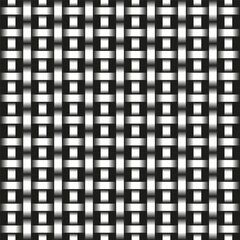 Rectangular grid texture. Seamless square pattern. Vector tile shape. High contrast background.