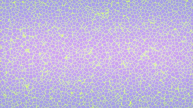 A futuristic animated texture with a soft lilac background, overlaid by a glowing electric-like pattern that pulses with energy. The design mimics electrical connections or circuit pathways.
