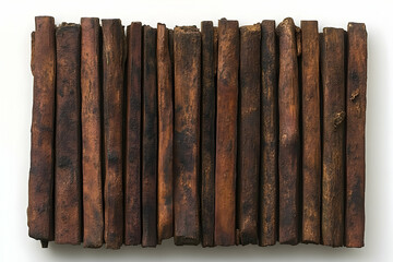 Stacked Antique Brown Books