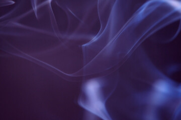 Close up shot of smoke abstract as background