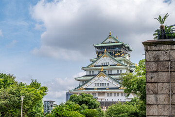 Osaka, Japan: - 07.16.2024: Osaka Castle