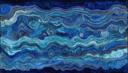 Obraz premium Abstract Deep Ocean Waves