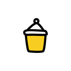 Bucket icon design vector illustration