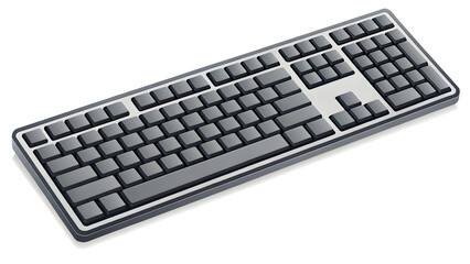 Keyboard vector tech peripheral device symbo
