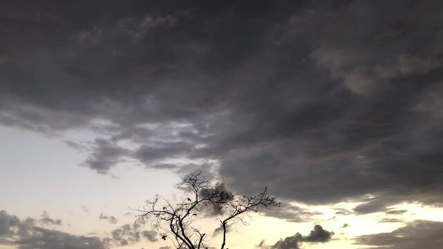 time lapse clouds
