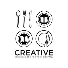  Plate, fork, spoon and knife vector illustration, symbol, sign, fork, knife spoon Icon