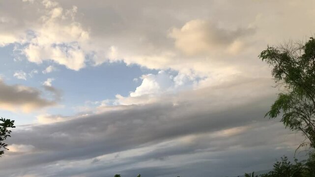 clouds in the sky