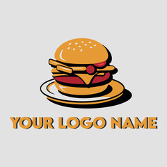 Fast food shop Logo design