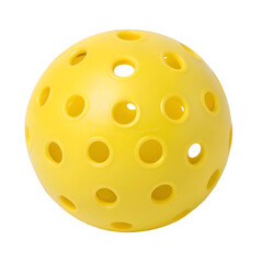 Fototapeta premium Pickleball ball isolated on transparent background 