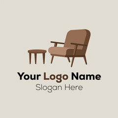 Furniture shop logo design