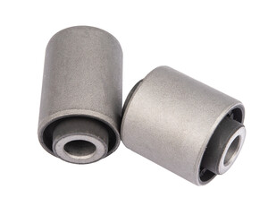Set of car suspension silent blocks. Spare parts of the chassis of the car.