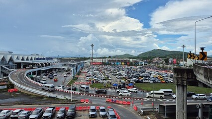 Car parking in the airport 