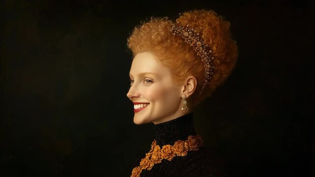Baroque style woman