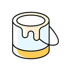 Paint Can Icon vector stock illustration