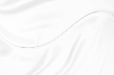White gray satin texture that is white silver fabric silk background with beautiful soft blur...