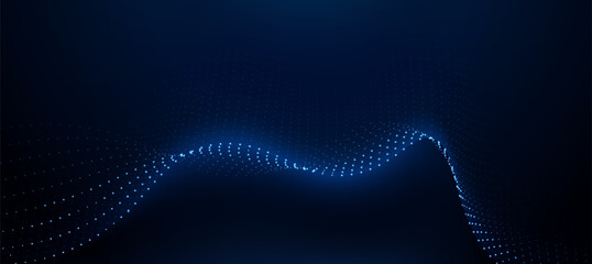 Technology digital flow background, modern tech banner, corporate business concept, hi-tech abstract background  for presentation business or tech event poster EPS 10