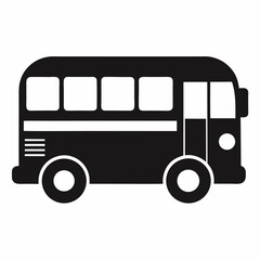 school bus isolated on white